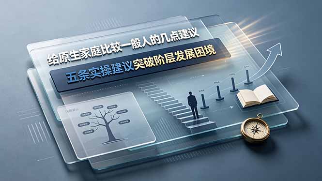 付费文章：给原生家庭比较一般人的几点建议，五条实操建议突破阶层发展困境-亿起创业网-副业兼职月入过万-自媒体、引流推广、网赚项目、短视频、技术教程等创业项目资源