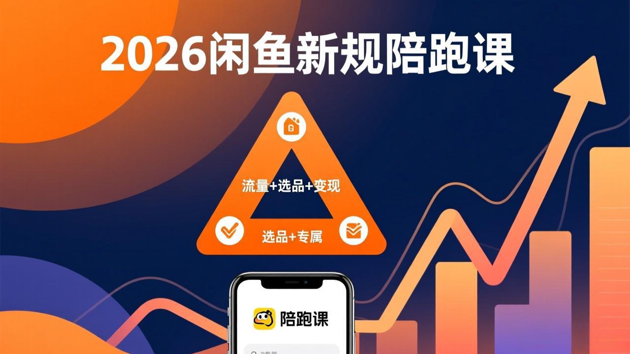 2026闲鱼高阶陪跑课全新上线，带你吃透新规玩转选品流量，从零搭建稳定变现盈利体系-亿佰盟网