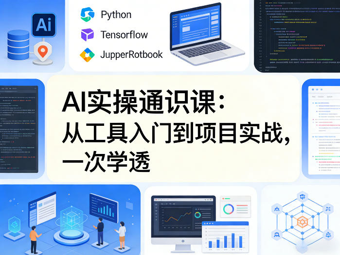 AI实操通识课，从工具入门到项目实战，一次学透-亿佰盟网