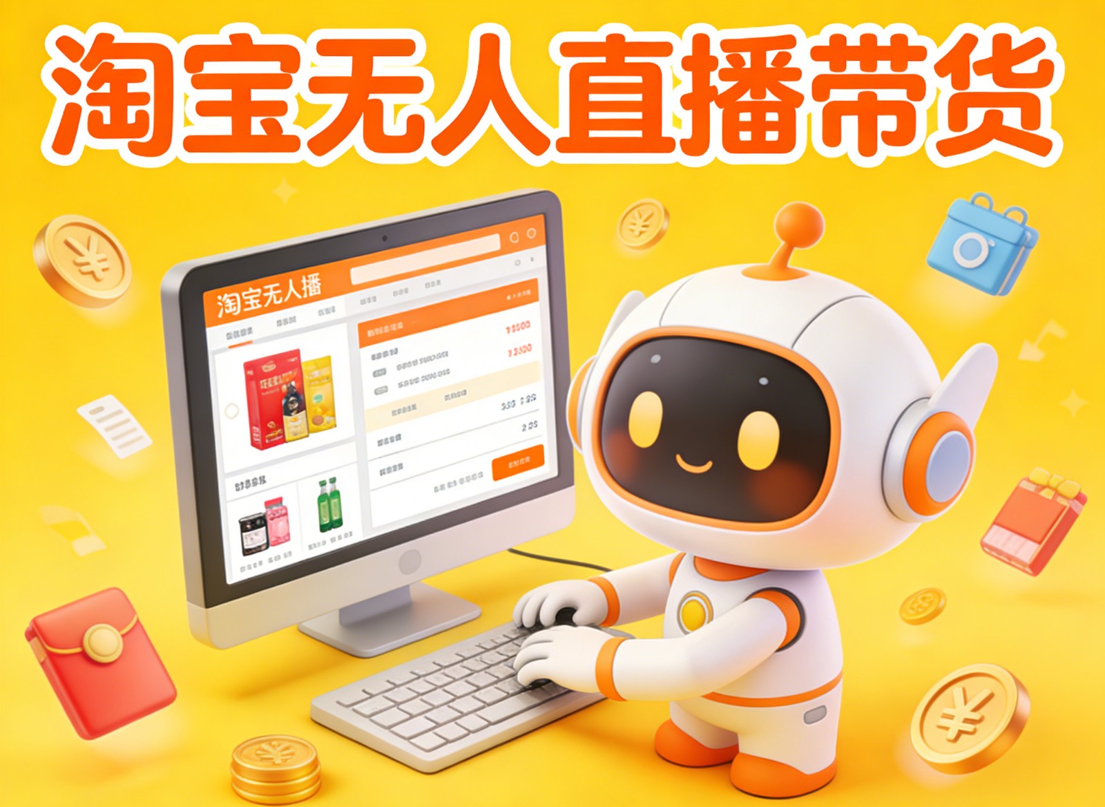淘宝无人直播带货，24小时自动卖货，月佣金1W+，不违规不封号，不用露脸-亿佰盟网