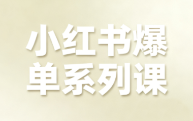 尼采老师·小红书爆单系列课-亿佰盟网