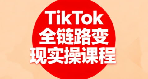 小杨老师·TikTok全链路变现实操课程-亿佰盟网