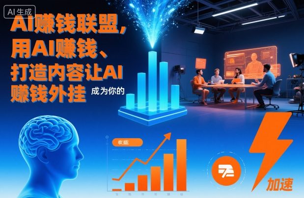 AI賺钱联盟，用AI賺钱、打造内容让AI成为你的賺钱外挂-亿佰盟网