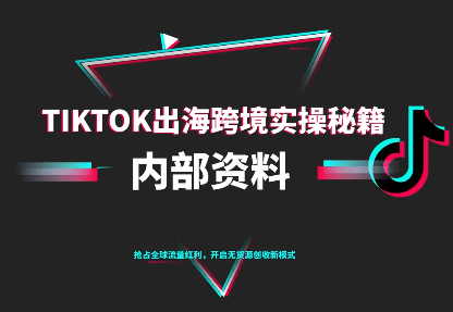 TikTok跨境电商0-1搭建运营(更新10月)-亿佰盟网