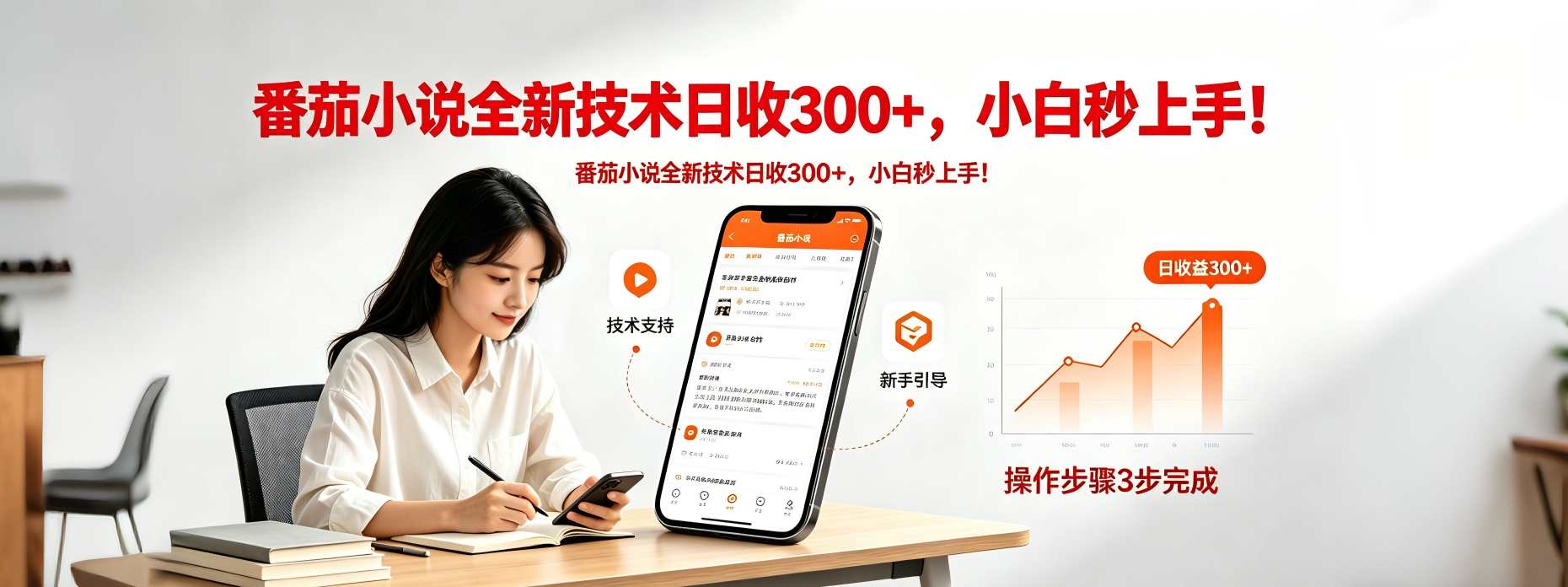 番茄小说全新技术全新玩法！无脑日收300+-亿起创业网-副业兼职月入过万-自媒体、引流推广、网赚项目、短视频、技术教程等创业项目资源