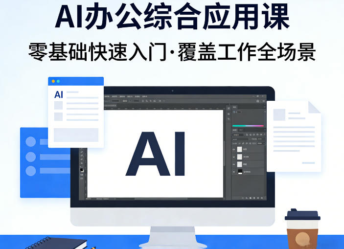 AI办公综合应用课，零基础快速入门，覆盖了工作中各种应用场景-亿佰盟网