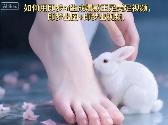 如何用即梦ai生成爆款玉足美足视频，即梦出图+即梦出视频，快速涨粉-亿佰盟网