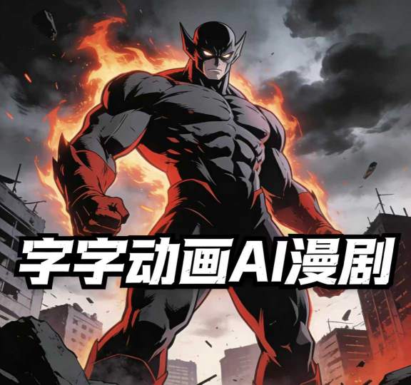 字字动画AI漫剧2026年第1期系统课程，小白看完就能学会实操的漫剧课，单人月收1-3W-亿佰盟网