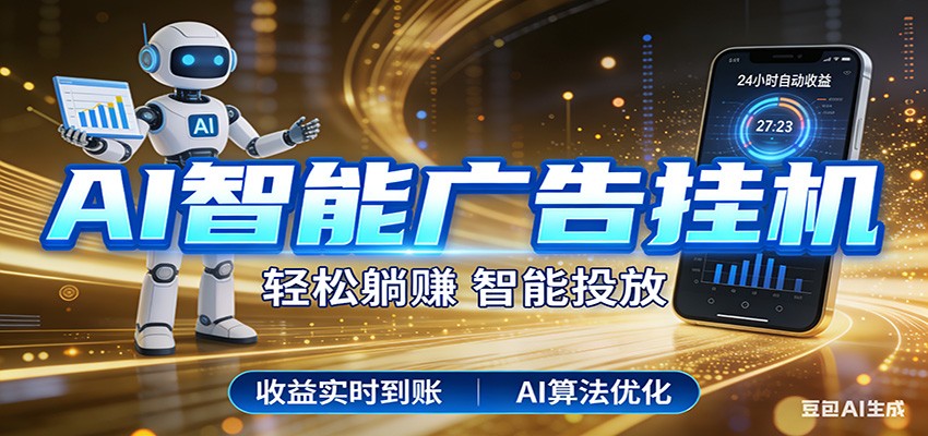 智能广告挂机新时代，利用碎片化时间实现稳定被动收益，AI帮你持续盈利-亿佰盟网