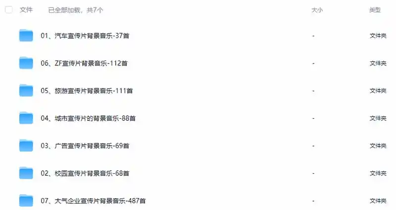 图片[3]-某宝付费购买，常用6G音效合集！970+首宣传片背景音乐，无版权可商用大气素材，分类清晰，高质量内容-亿起创业网-副业兼职月入过万-自媒体、引流推广、网赚项目、短视频、技术教程等创业项目资源