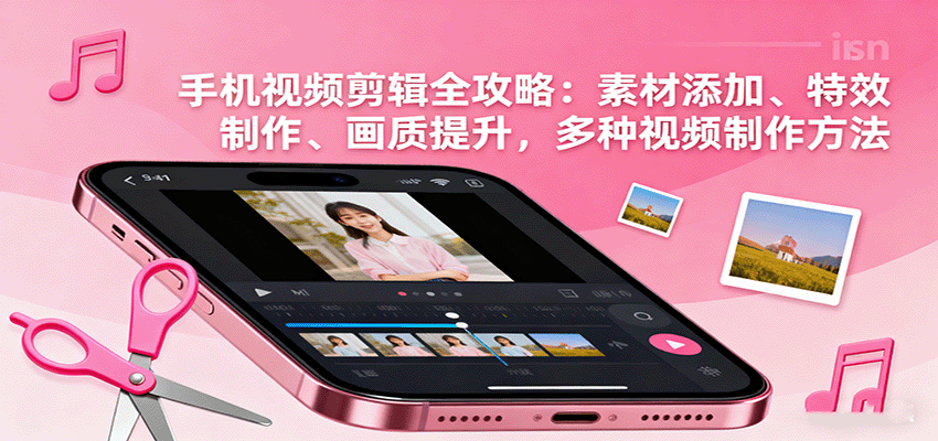 手机视频剪辑全攻略:素材添加、特效制作、画质提升,多种视频制作方法-亿佰盟网