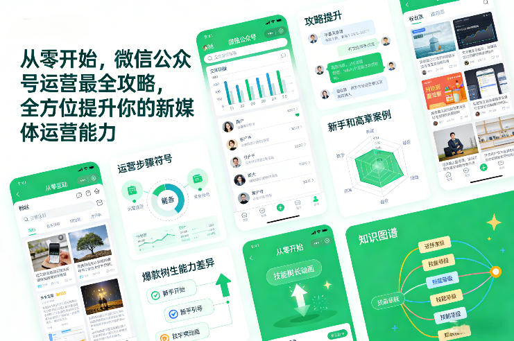 从零开始，微信公众号运营最全攻略，全方位提升你的新媒体运营能力-亿佰盟网