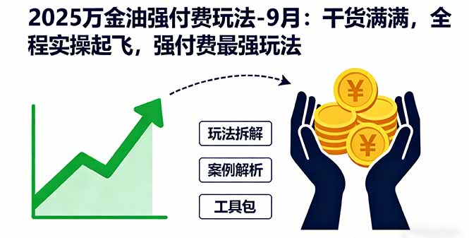 2025万金油强付费玩法-9月:干货满满,全程实操起飞,强付费最强玩法-亿佰盟网