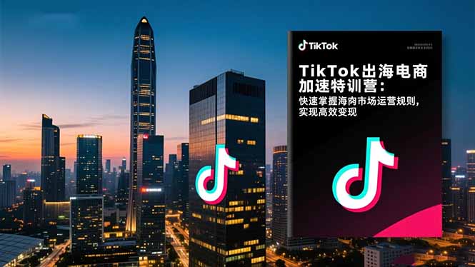 TikTok出海电商加速特训营-更新：快速掌握海外市场运营规则，实现高效变现-亿佰盟网