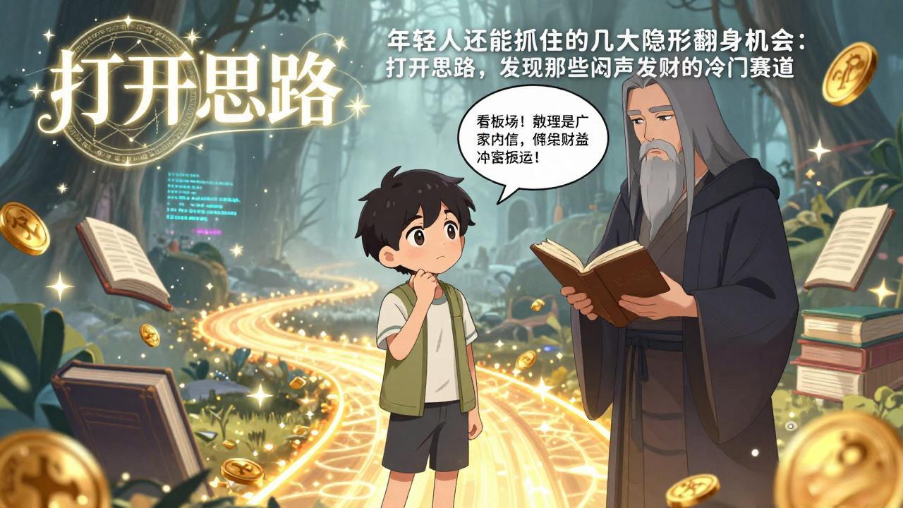 付费文1+2：年轻人还能抓住的几大隐形翻身机会：打开思路，发现那些闷声发财的冷门赛道-亿佰盟网