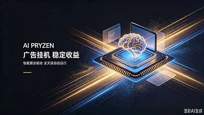 AI Pryzen 广告挂机｜24小时自动跑，日入300-500，新手零门槛-亿起创业网-副业兼职月入过万-自媒体、引流推广、网赚项目、短视频、技术教程等创业项目资源