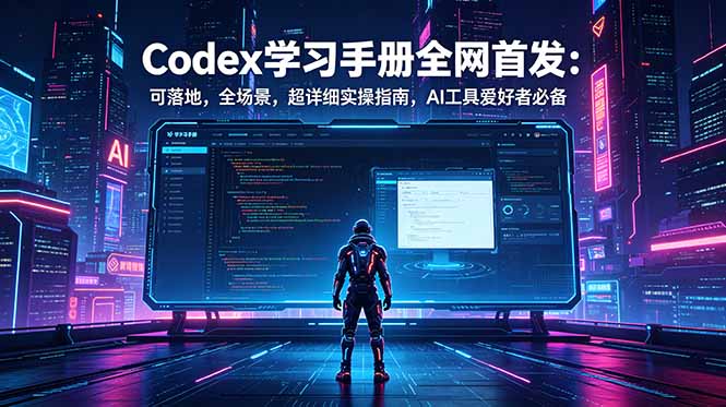Codex学习手册全网首发：可落地，全场景，超详细实操指南，AI工具爱好者必备-亿起创业网-副业兼职月入过万-自媒体、引流推广、网赚项目、短视频、技术教程等创业项目资源