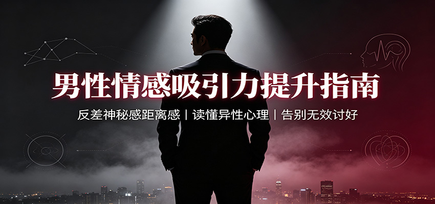 男性情感吸引力提升指南：反差神秘感距离感，读懂异性心理，告别无效讨好-亿起创业网-副业兼职月入过万-自媒体、引流推广、网赚项目、短视频、技术教程等创业项目资源