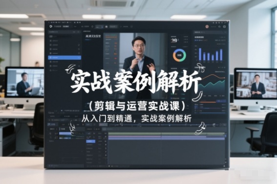 剪辑与运营实战课，从入门到精通，实战案例解析(更新2026)-亿佰盟网