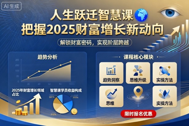 人生跃迁智慧课，把据2025财富增长新动向-亿佰盟网