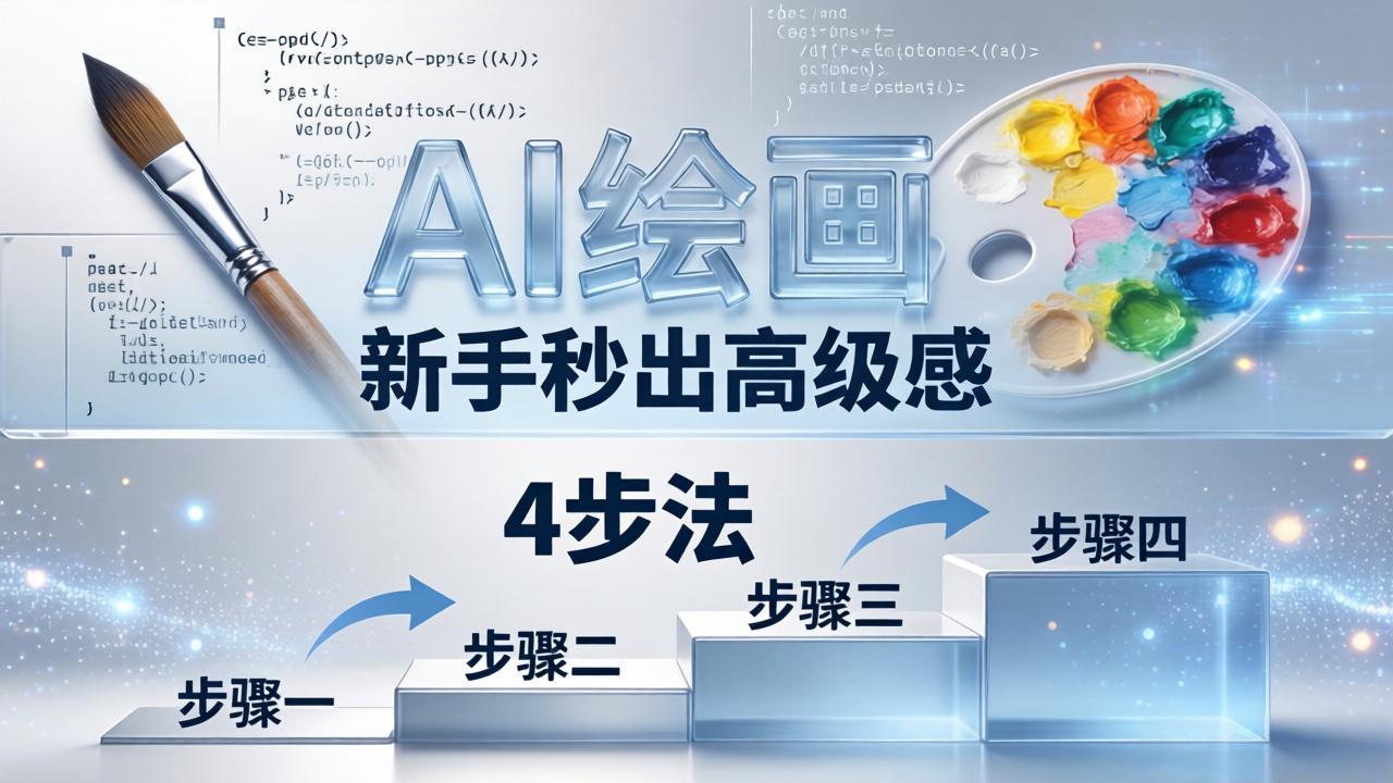 AI绘画入门别再硬磕了！即梦4步法：万能提示词公式+BRTR框架，新手秒出高级感-亿起创业网-副业兼职月入过万-自媒体、引流推广、网赚项目、短视频、技术教程等创业项目资源