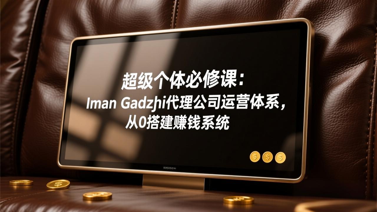 超级个体必修课：Iman Gadzhi代理公司运营体系，从0搭建赚钱系统-亿佰盟网